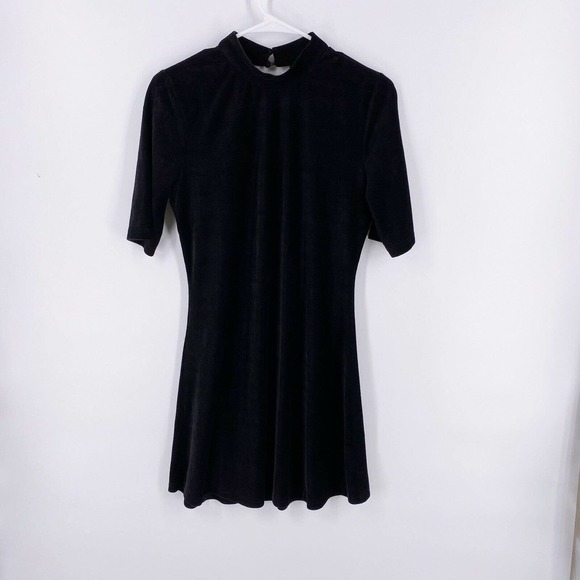 Cotton Candy Dresses & Skirts - Cotton Candy LA Open Back A-Line Women's Velour Ribbed Mini Dress Large